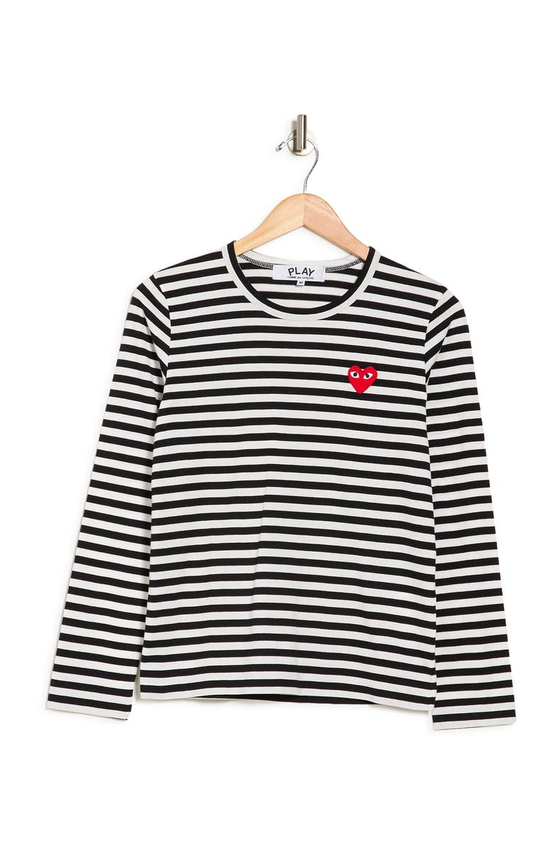 Comme des Garçons PLAY Stripe T-Shirt, Alternate, color, 