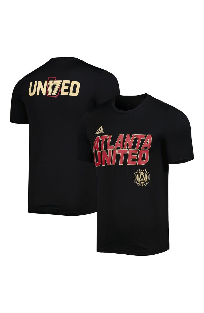 adidas Men's adidas Black Atlanta United FC Team Jersey Hook AEROREADY T-Shirt, Main, color, 