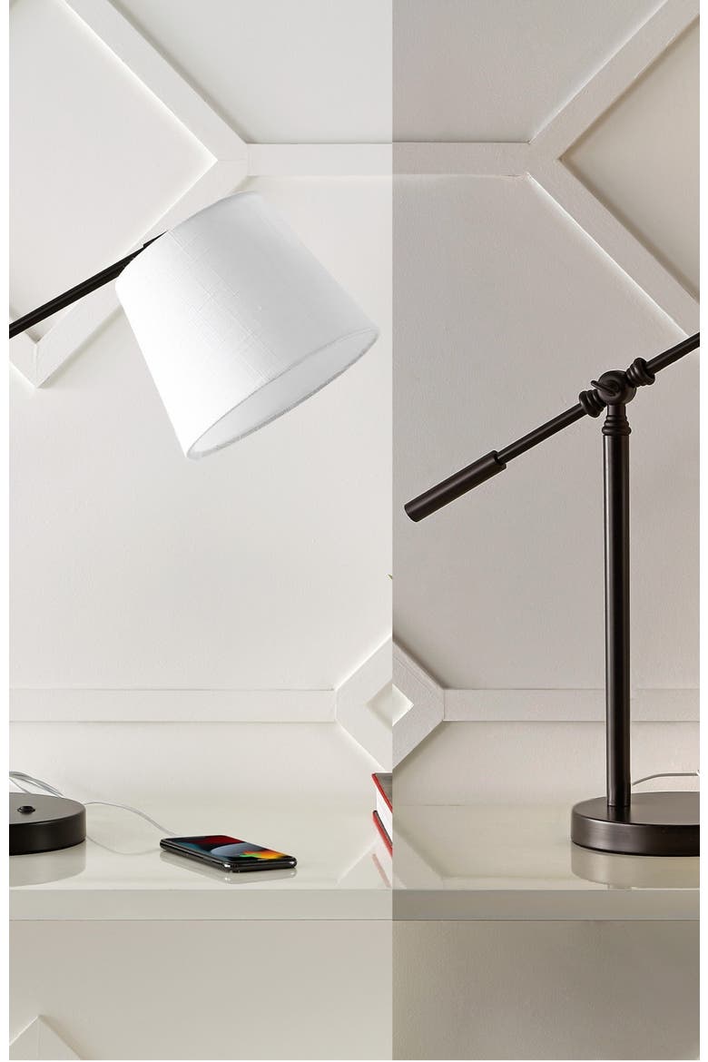 Troy 24" Classic Contemporary Iron LED Task Lamp with USB Charging Port, Oil Rubbed Bronze, Alternate, color, Oil Rubbed Bronze