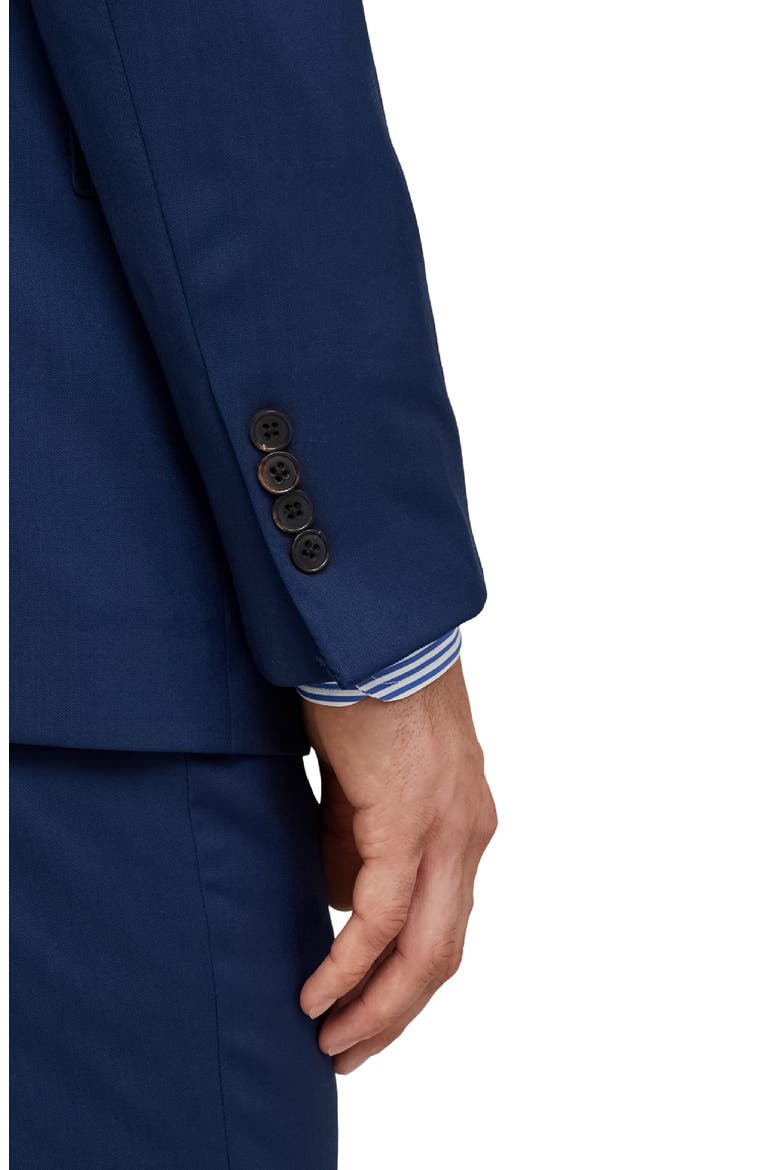 Classic Worsted Wool Two-Piece Suit, Alternate, color, ARGENTINE BLUE