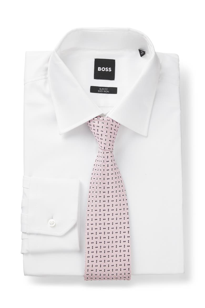 Silk Blend Tie, Alternate, color, MEDIUM PINK