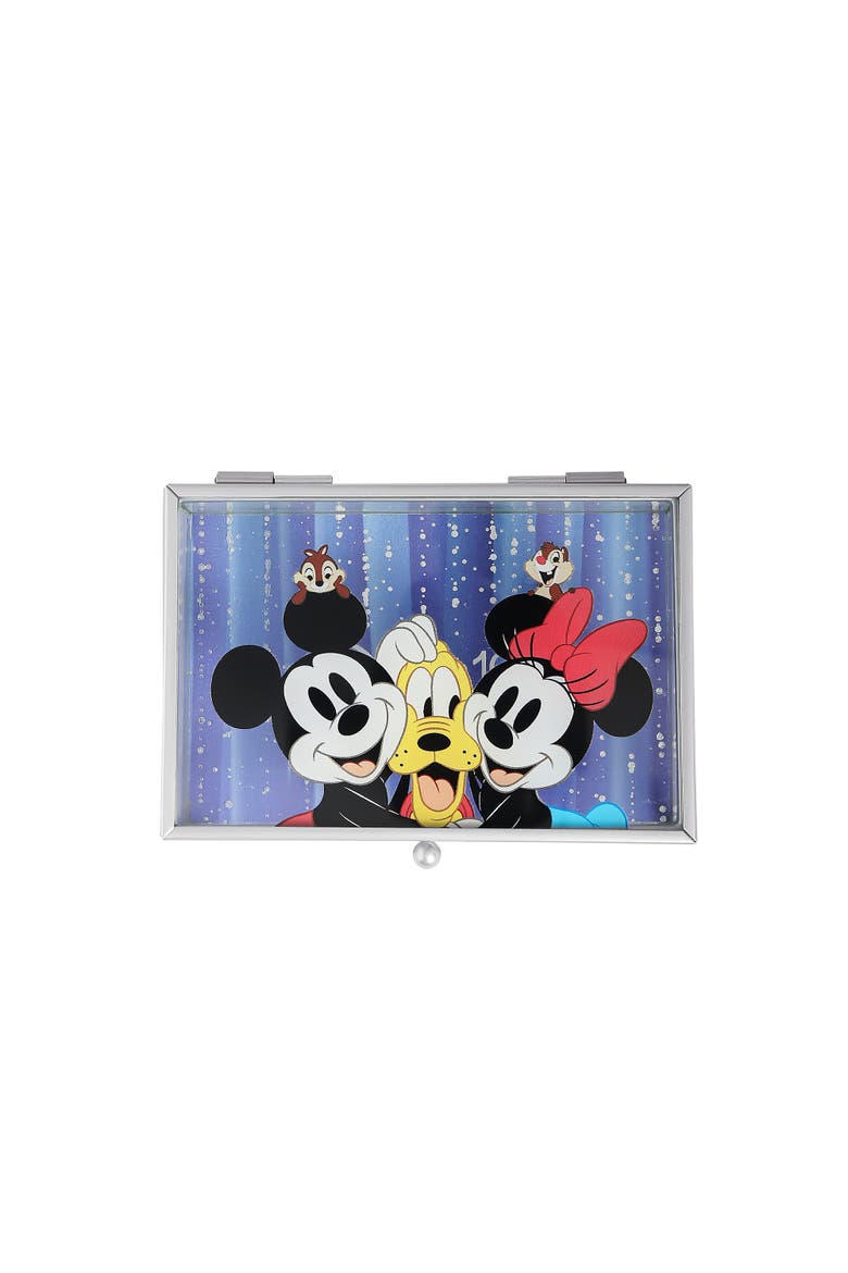 Cute Celebration Glass Jewelry Box, Main, color, Silver, clear
