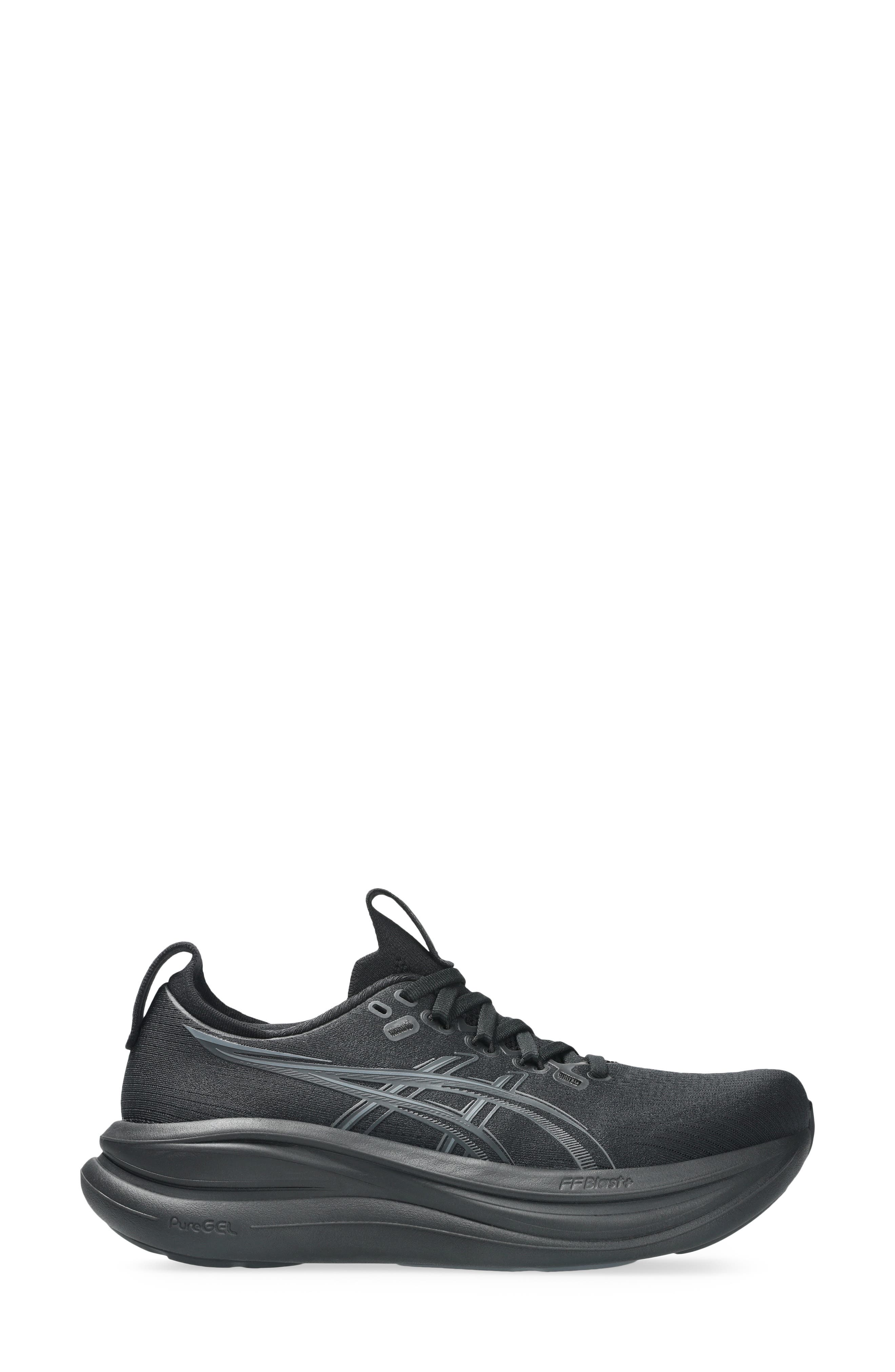 ASICS<sup>®</sup> GEL-NIMBUS<sup>®</sup> 28 Running Shoe, Alternate, color, Black/ Graphite Grey