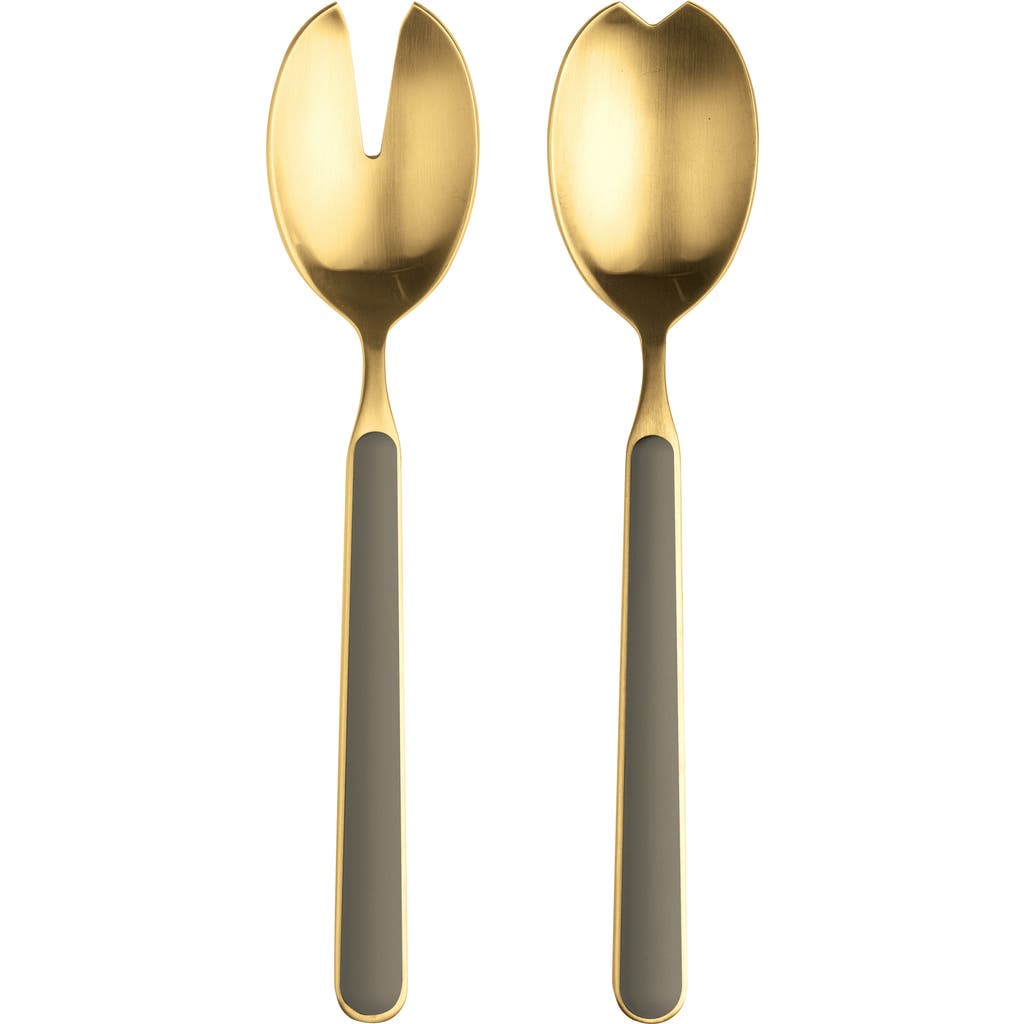 Mepra Fantasia Salad Serving Set In Green