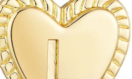 Adornia Initial Heart Toggle Necklace