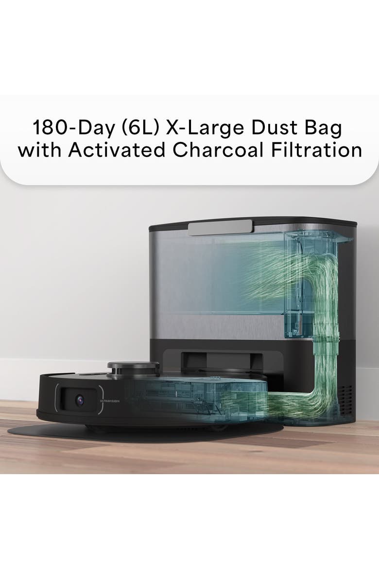 UltraVision Object-Aware Robot Vacuum & Mop, Alternate, color, Stainless Steel