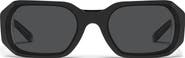QUAY Hyped Up Gem 57mm Square Sunglasses
