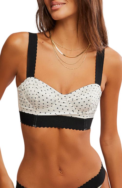 Shop Free People Viva La Underwire Longline Bra In Ivory