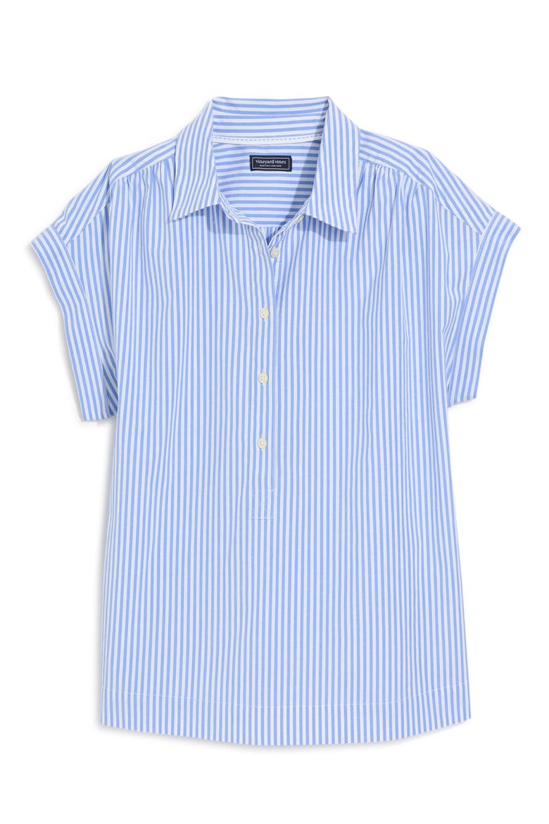 Margo Chambray Top, Alternate, color, STRIPE BREAKER BLUE
