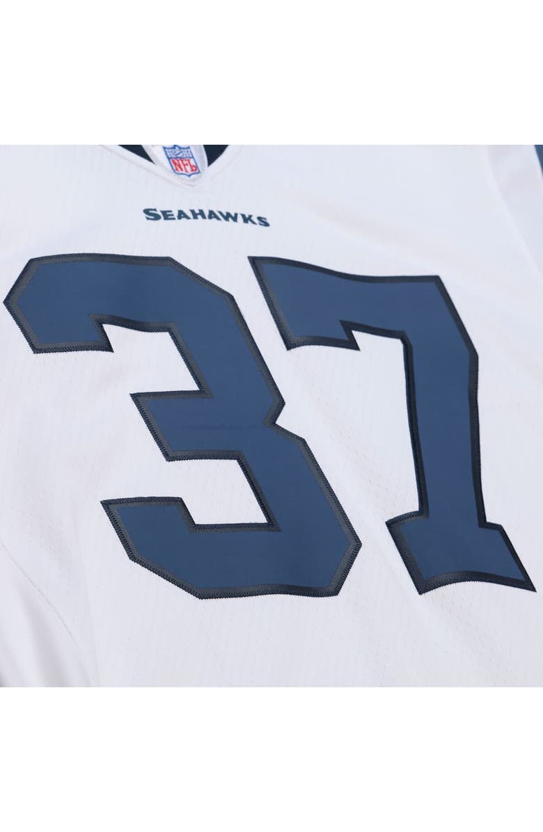 Mitchell 
Ness Men
s Mitchell 
Ness Shaun Alexander White Seattle Seahawks 2005 Legacy Throwback Replica Jersey, Alternate, color, White