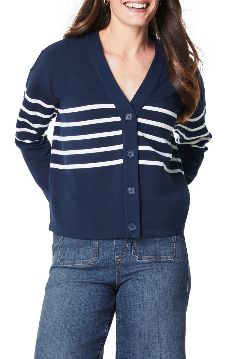 SPANX<sup>®</sup> AirEssentials Stripe V-Neck Cardigan, Main, color,