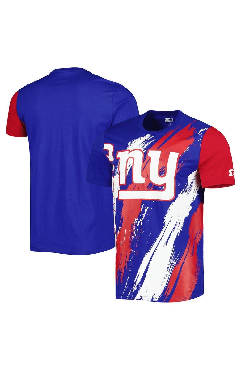 STARTER Men's Starter Royal New York Giants Extreme Defender T-Shirt, Alternate, color, 