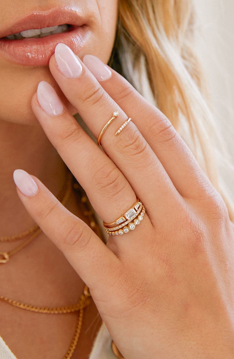 Zoë Chicco Baguette Diamond Ring, Alternate, color, 