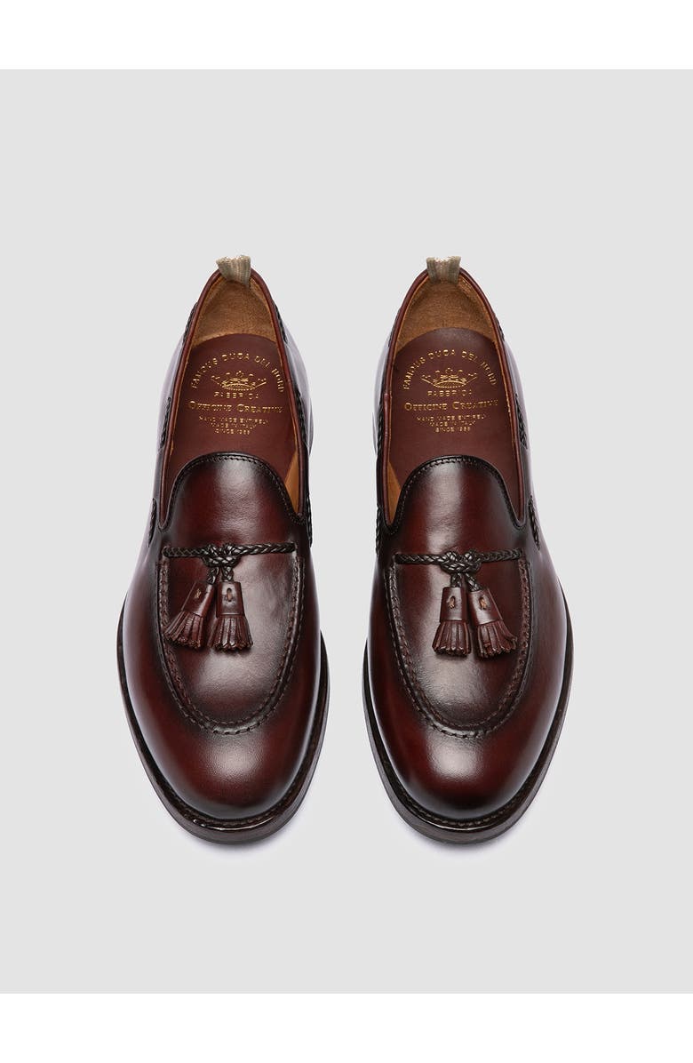 Officine Creative Ivies 002 Leather Tassel Loafers, Alternate, color, Brown