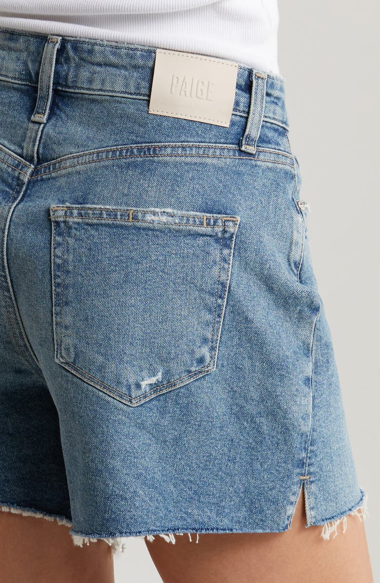 PAIGE Dani High Waist Cutoff Denim Shorts, Alternate, color,