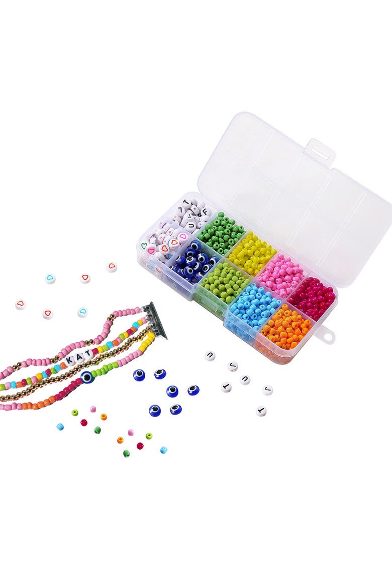 DIY Beaded Band Kit for Apple Watch and Smartwatch, Alternate, color, Multicolor
