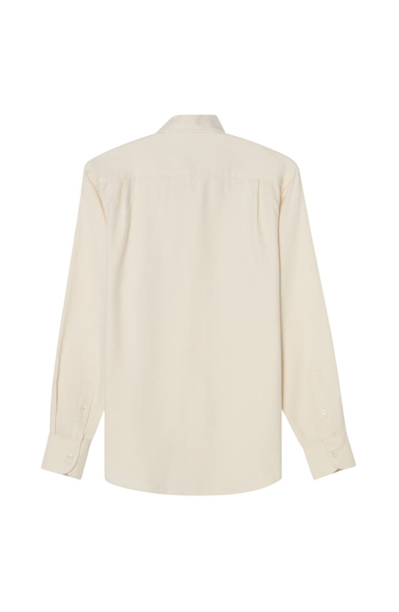 Robert Talbott Morgan Luxe Flannel Shirt, Alternate, color, Cream