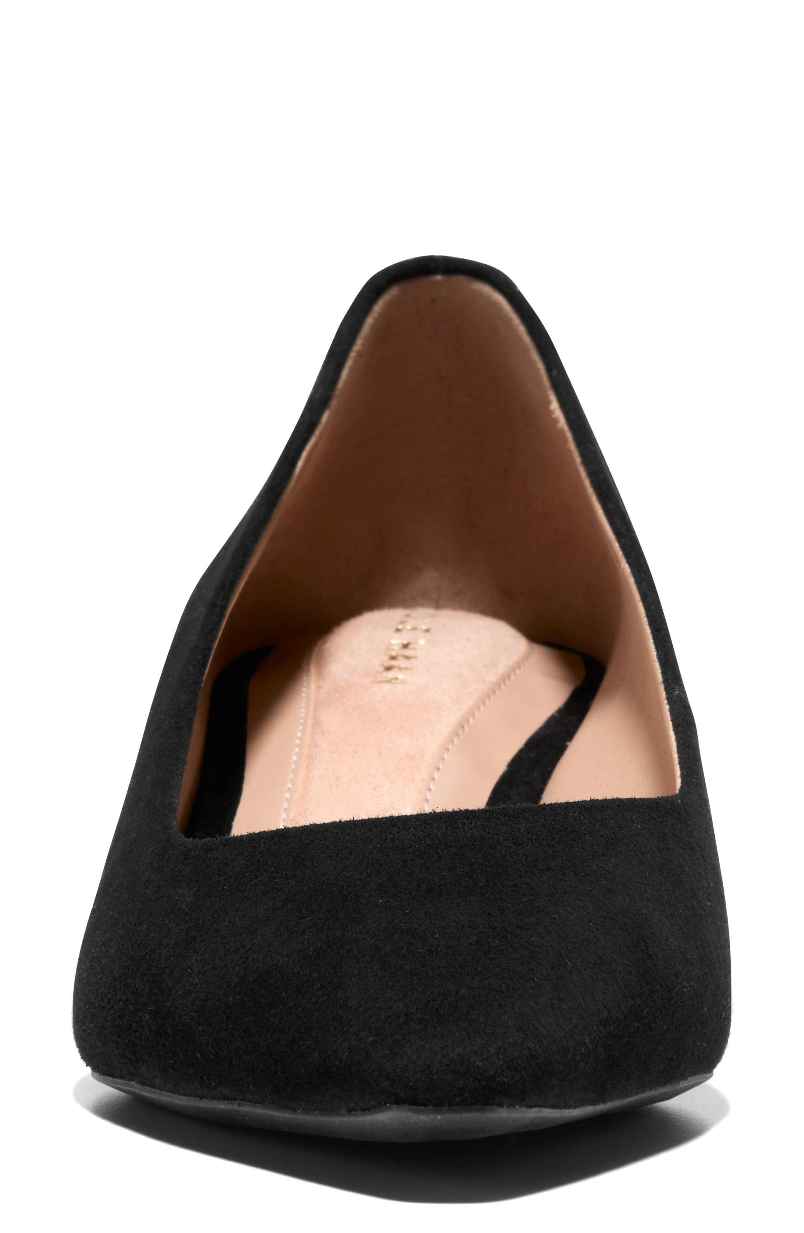 The Go-To Jocelyn Pointed Toe Pump, Alternate, color, BLACK SUEDE