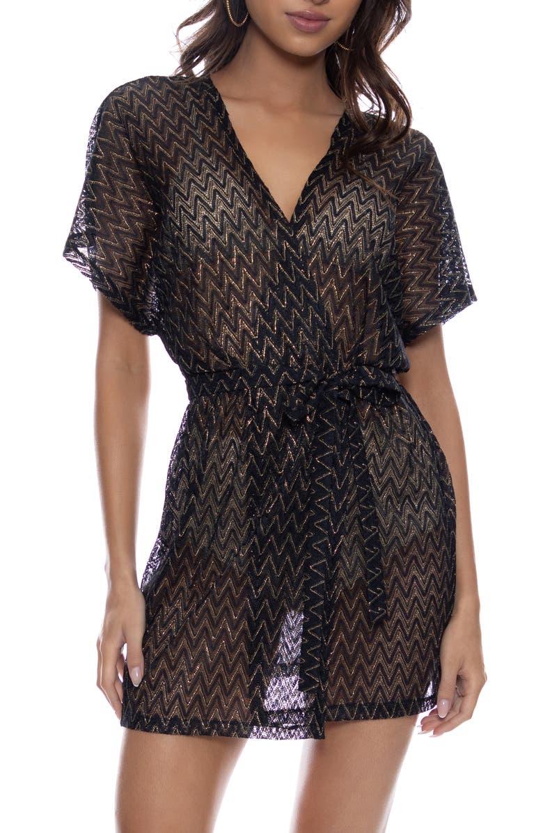 Luli Fama Short Caftan, Main, color,