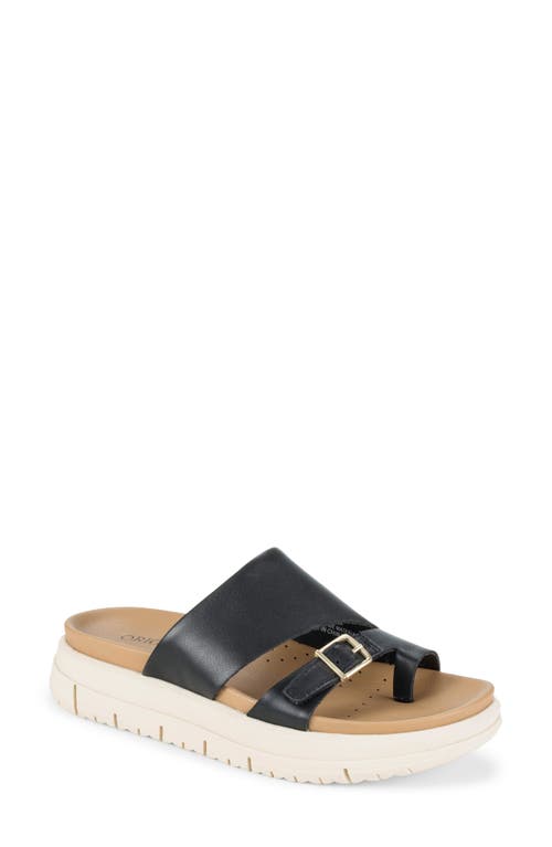Baretraps Henrika Slide Sandal In Black Leather