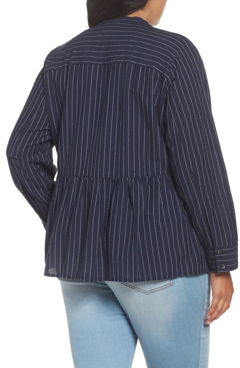 Caslon<sup>®</sup> Peplum Blouse, Alternate, color,