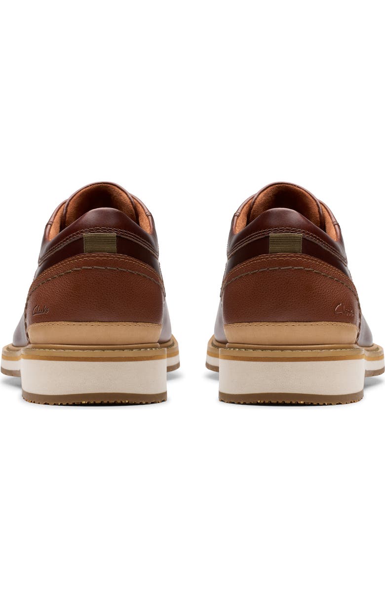 Clarks<sup>®</sup> Monahan Plain Toe Oxford, Alternate, color, Mahogany Combi