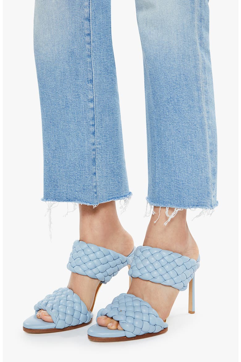 The Kick It High Waist Fray Hem Ankle Straight Leg Jeans, Alternate, color, CAN YOU DIG IT