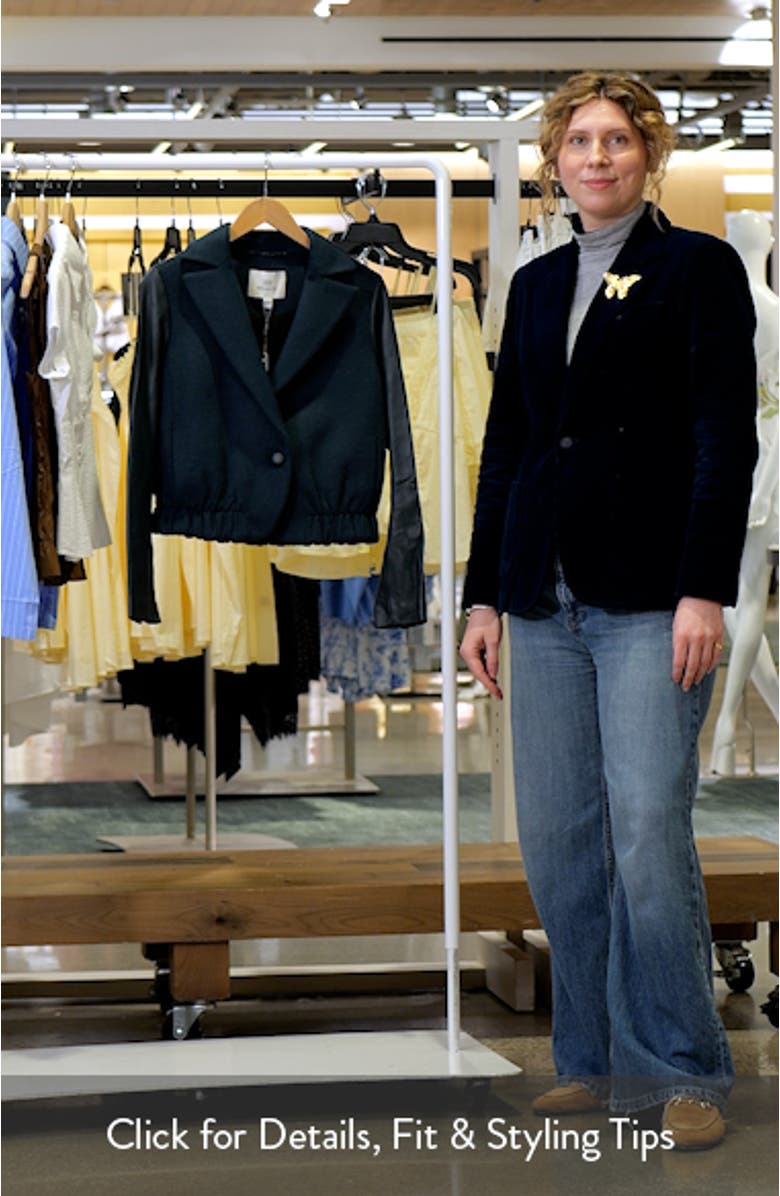 Alesse Single Breasted Wool Blend Jacket, sales video thumbnail