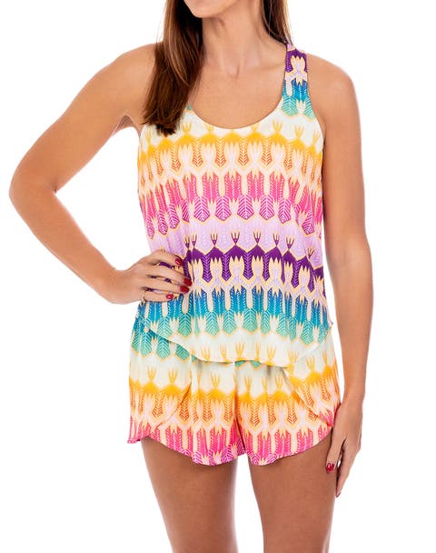 Women's Palm Royale Tank with Butterfly Shorts
