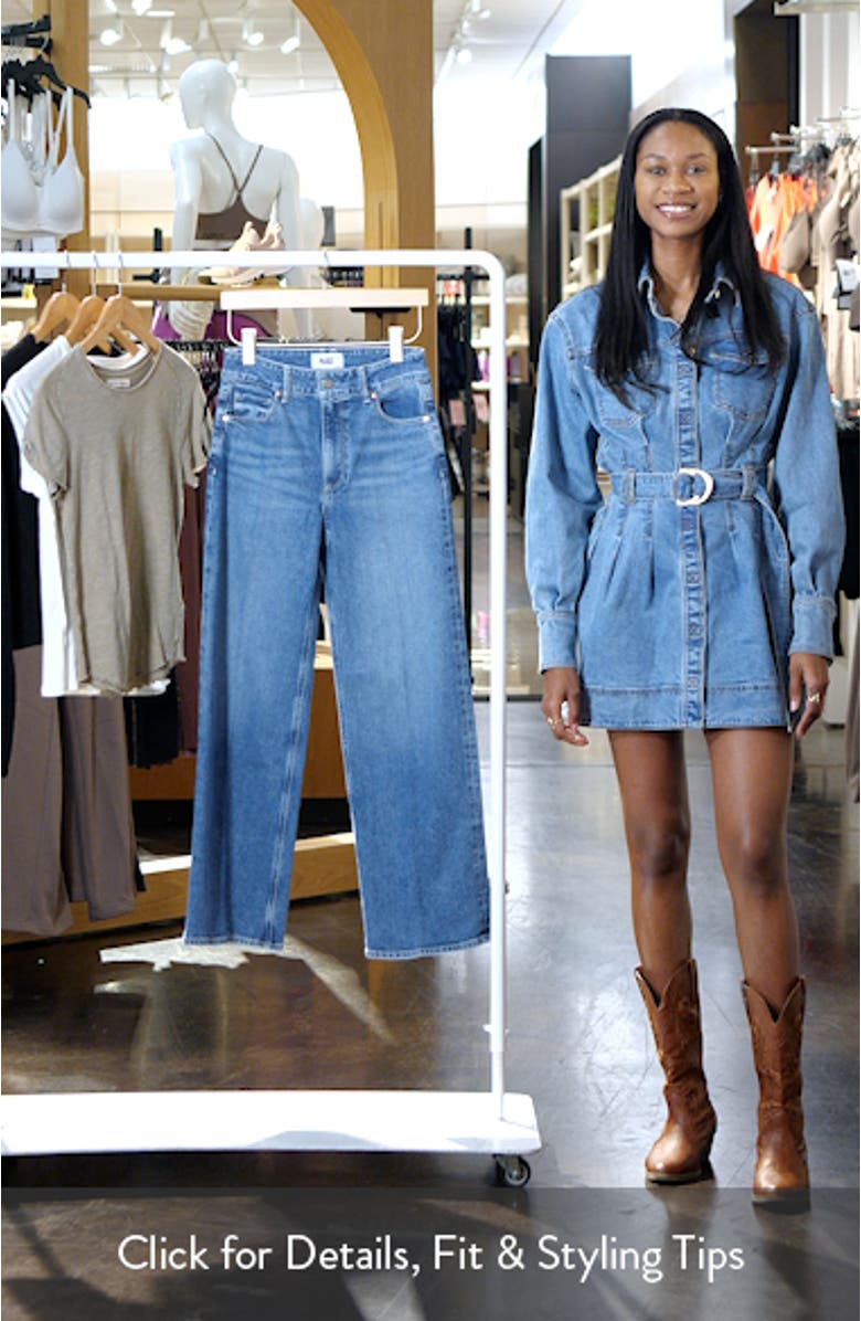 Sasha High Waist Wide Leg Jeans, sales video thumbnail