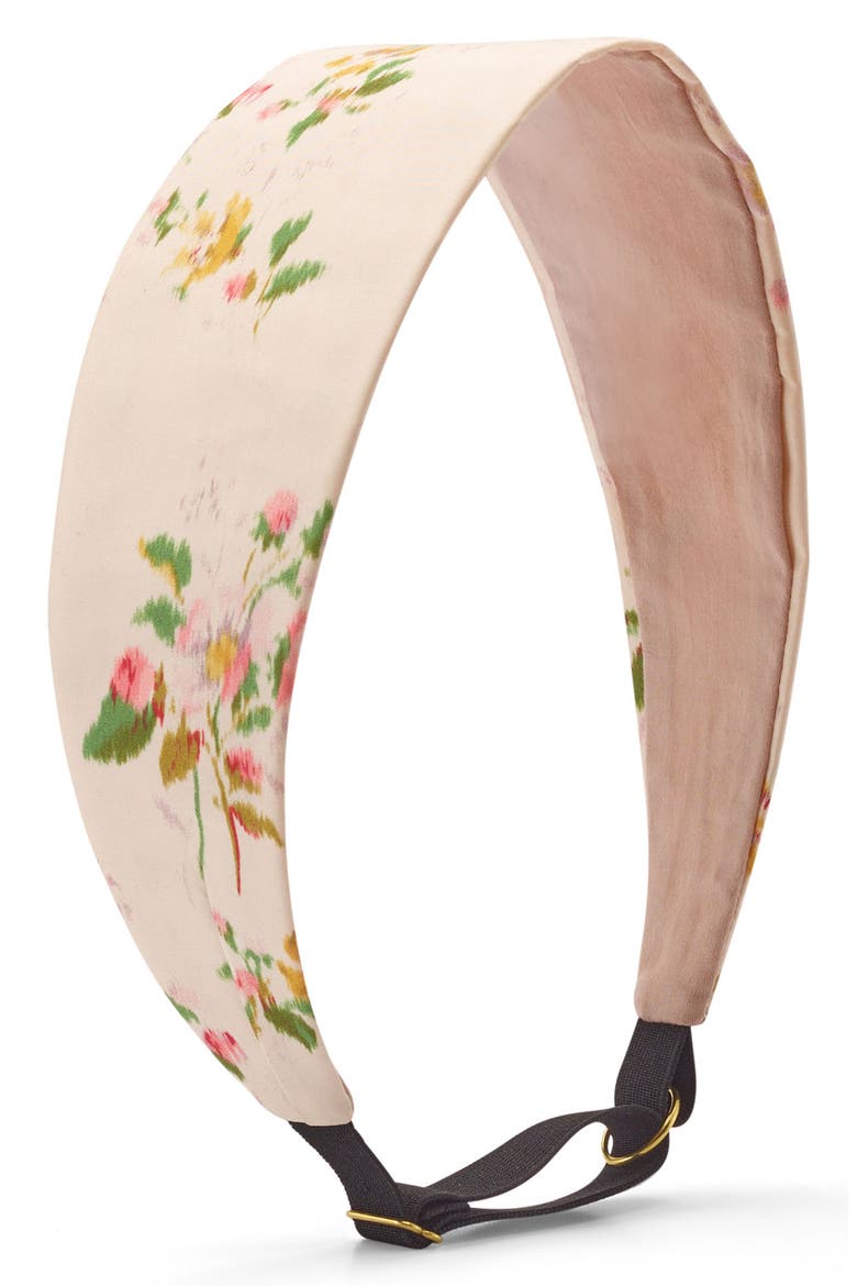Annika Silk Headband, Alternate, color, ROSE QUARTZ