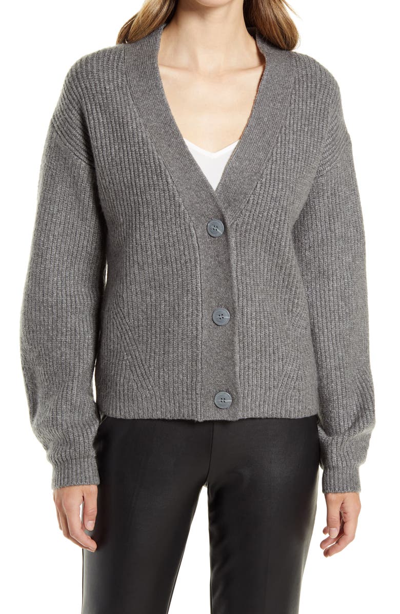 Halogen<sup>®</sup> Rib Cardigan, Main, color, 