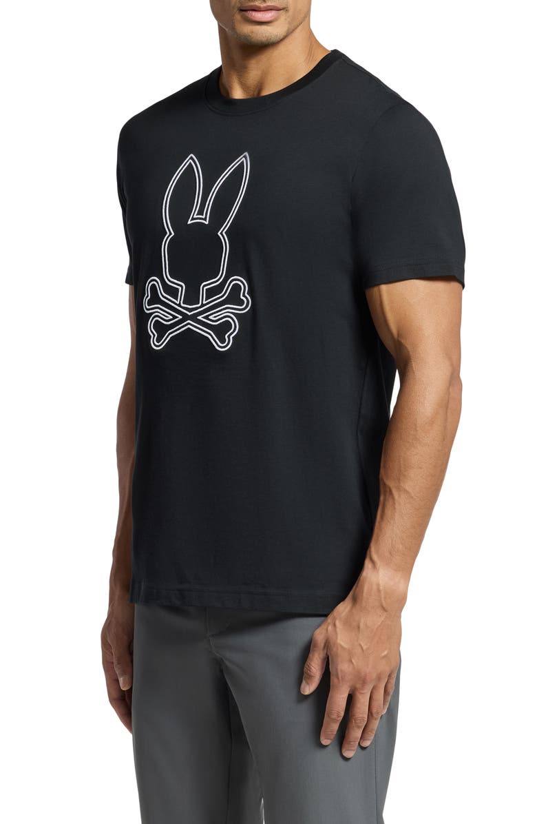 Psycho Bunny Durango Embroidered Bunny T-Shirt, Alternate, color,