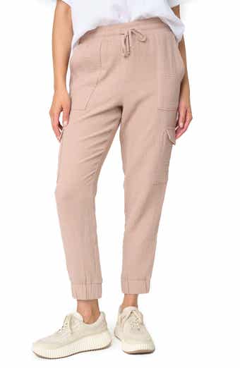 Essential Cotton Gauze Cargo Joggers