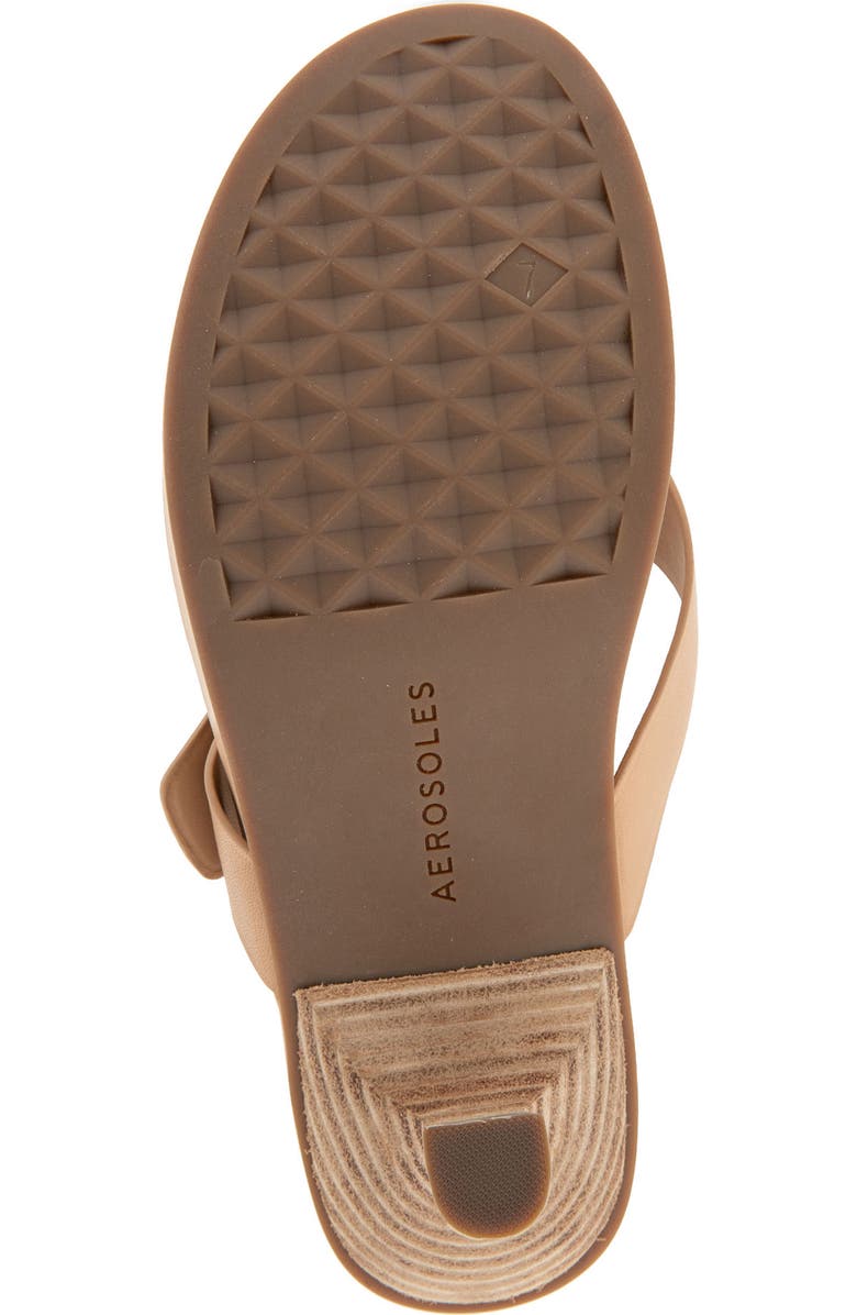 Aerosoles Calvin Flip Flop, Alternate, color, Beige Bisque Leather