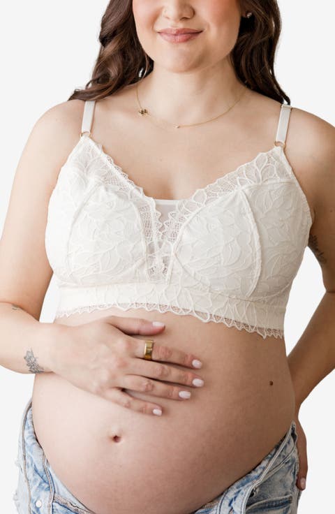 Riley Pumping 
Nursing Lace Bralette (for cup sizes B-DD)