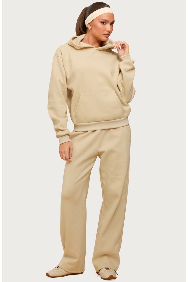 Kyrie Cotton Blend Sweatpants, Alternate, color, BEIGE