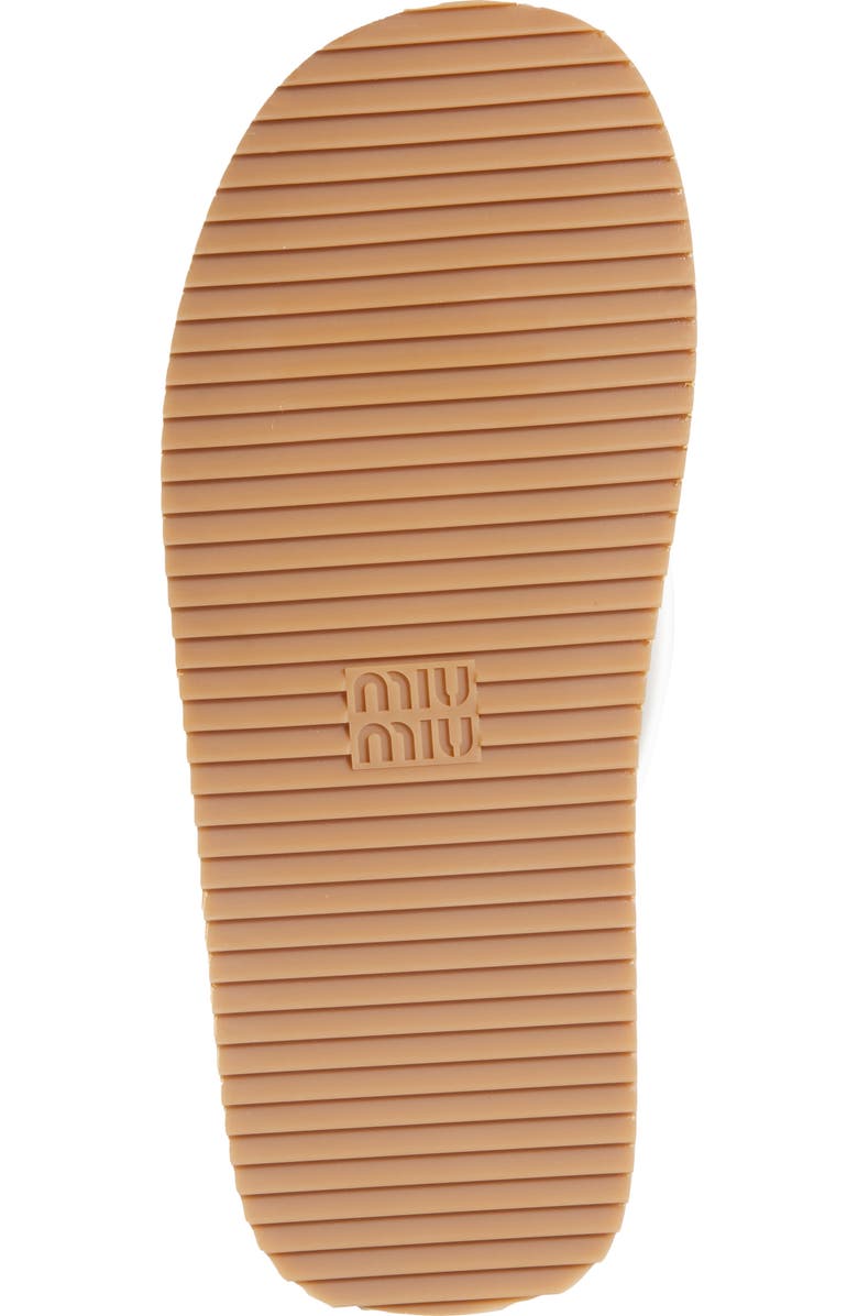 Miu Miu Flip Flop, Alternate, color, White