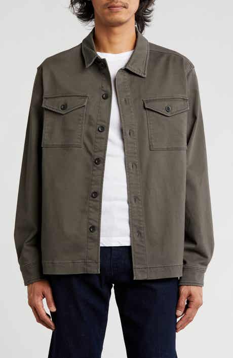 Union Lounge Twill Knit Shirt Jacket