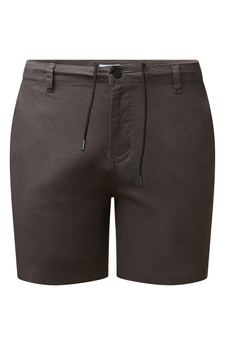 Onia Stretch Linen Blend Traveler Shorts, Main, color, 