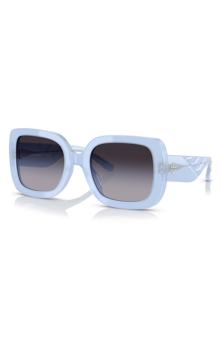 Tory Burch 54mm Butterfly Sunglasses, Alternate, color, 