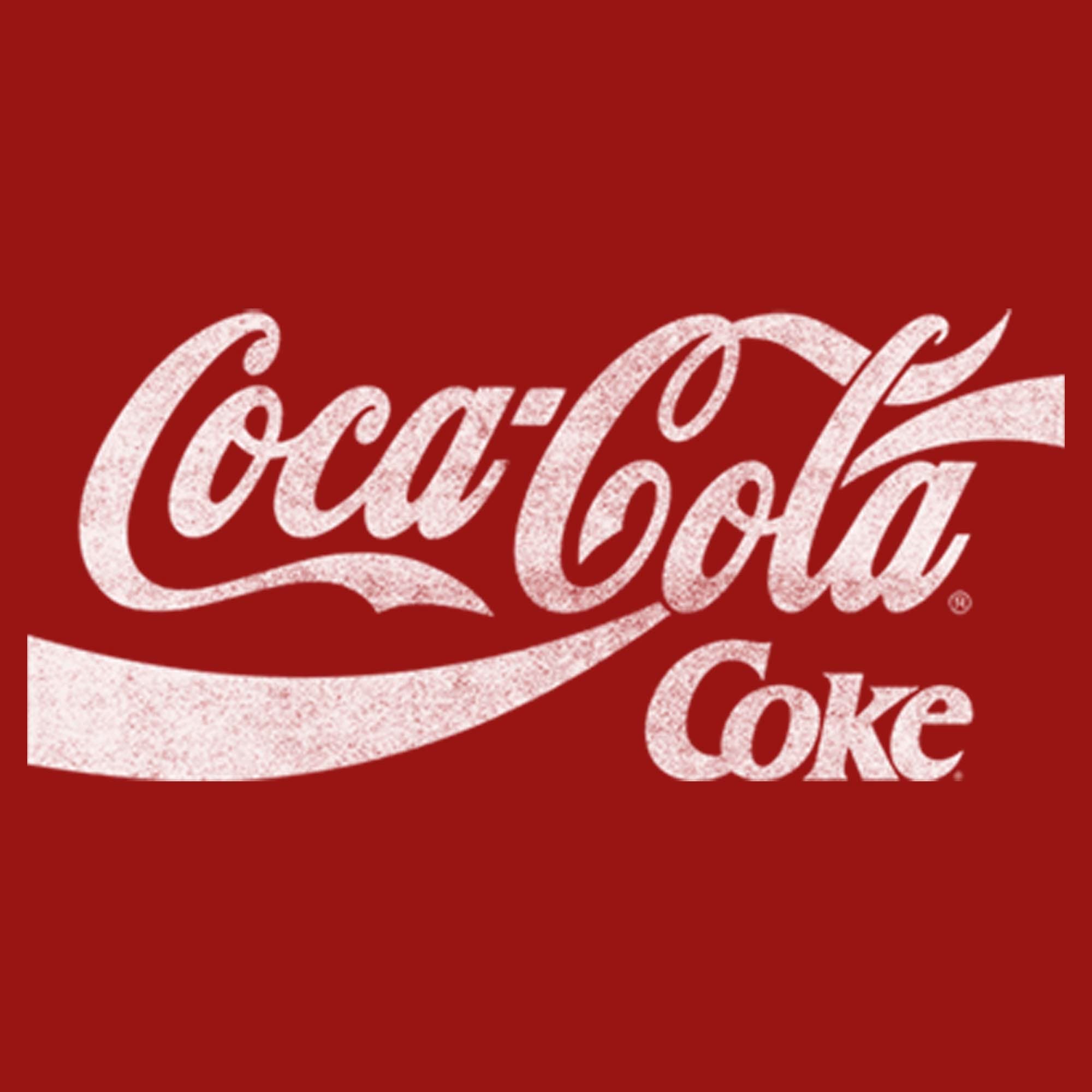 Women's Coca Cola Distressed Classic Logos  Graphic T-Shirt - image 2