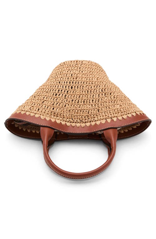 Mango Small Raffia Bucket Bag