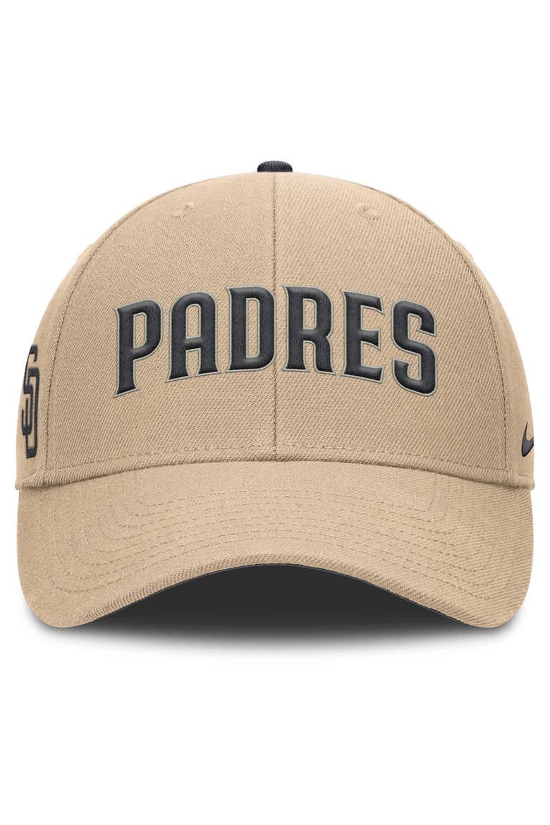 Men's Nike Khaki San Diego Padres Rise Adjustable Hat, Alternate, color, Khaki