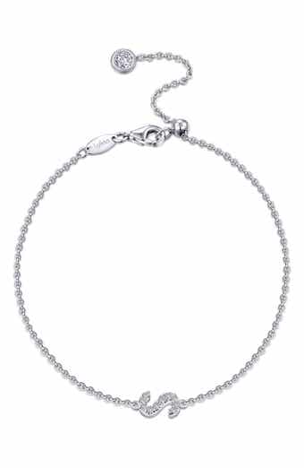 Lafonn Simulated Diamond Pavé Initial Bracelet