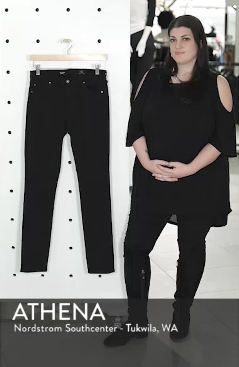 'Prima' Mid Rise Cigarette Jeans, sales video thumbnail