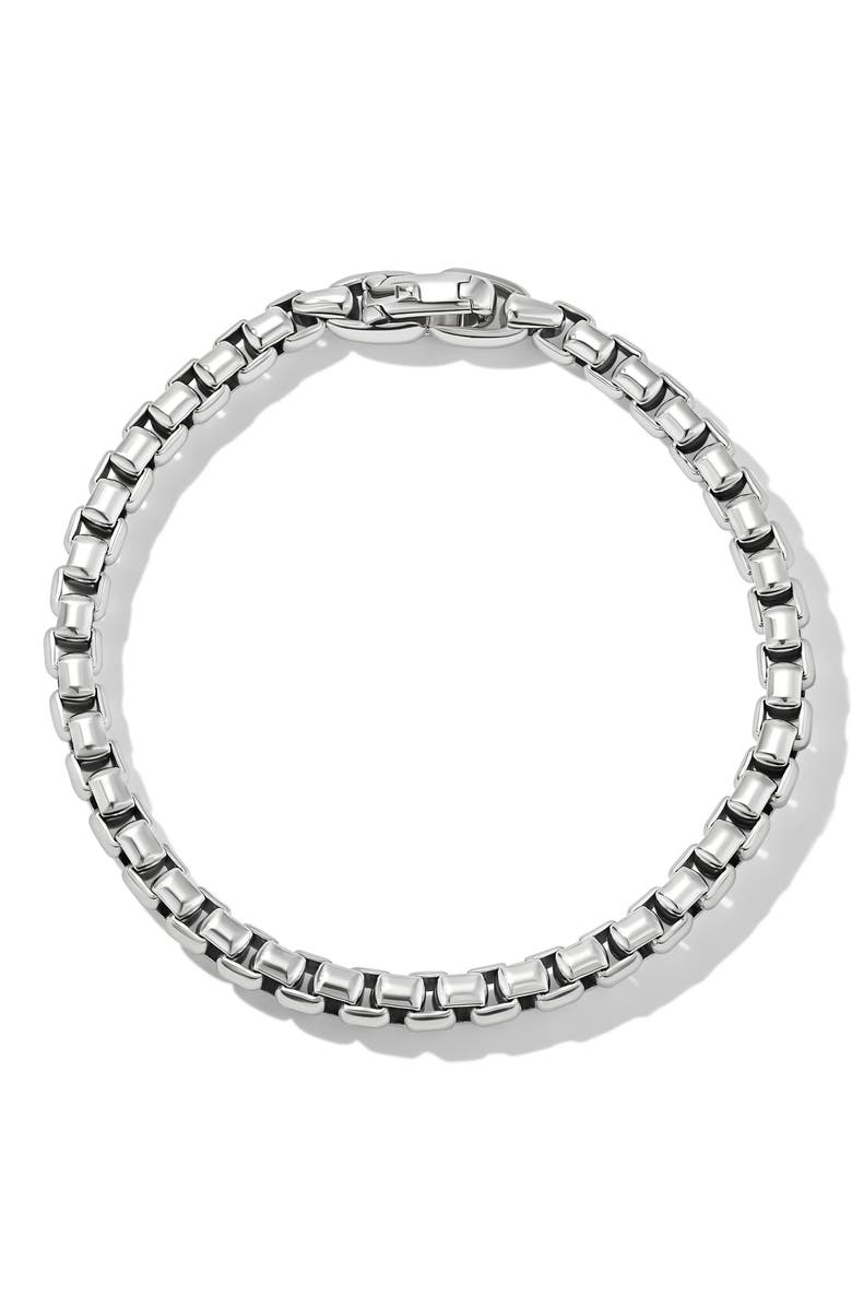 David Yurman Men's Box Chain Bracelet in Sterling Silver, 5mm, Alternate, color, Silver