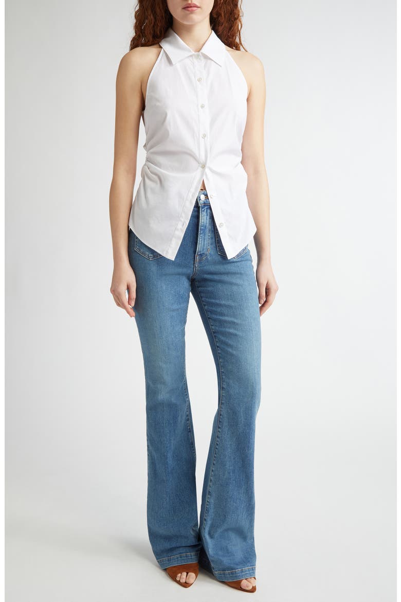 Regina Sleeveless Shirt, Alternate, color, WHITE