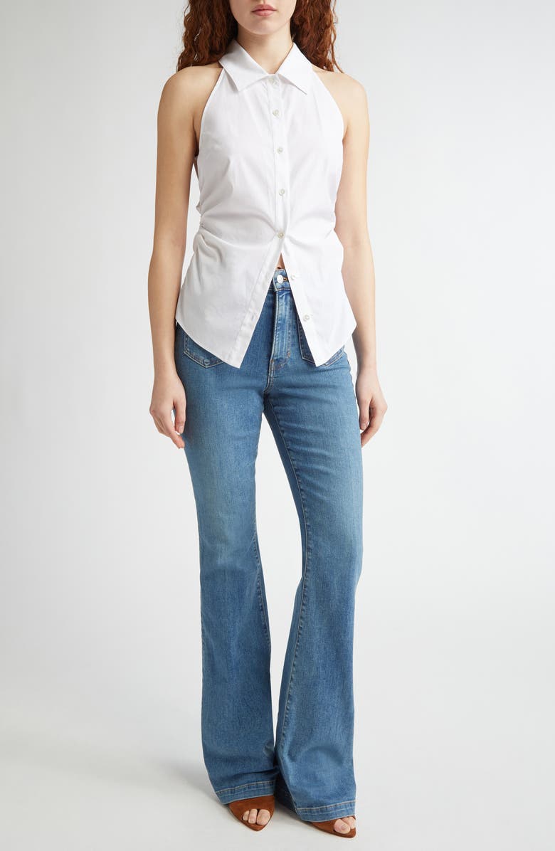 Veronica Beard Beverly High Waist Skinny Flare Jeans, Alternate, color, 