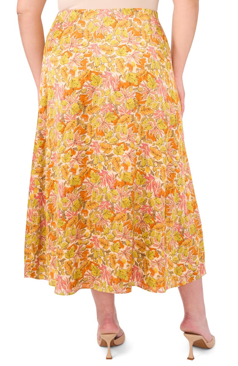 Vince Camuto Bias Cut A-Line Maxi Skirt, Alternate, color, Crushed Orange